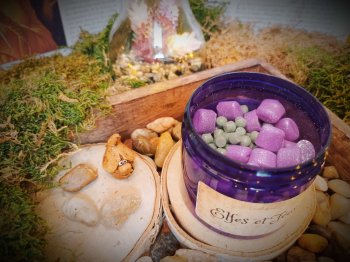 pot de mini fondants parfumés elfes et fées 1